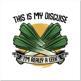 Leek Vegan Posters and Art